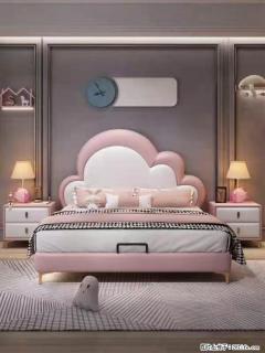 佛山大厂货，高质量仿真皮，实木床边，高密度海绵，带实木床板，全新包装，特价处理 - 伊春28生活网 yich.28life.com